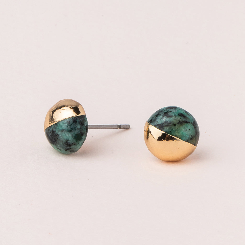 Dipped Stone Stud Scout Earrings