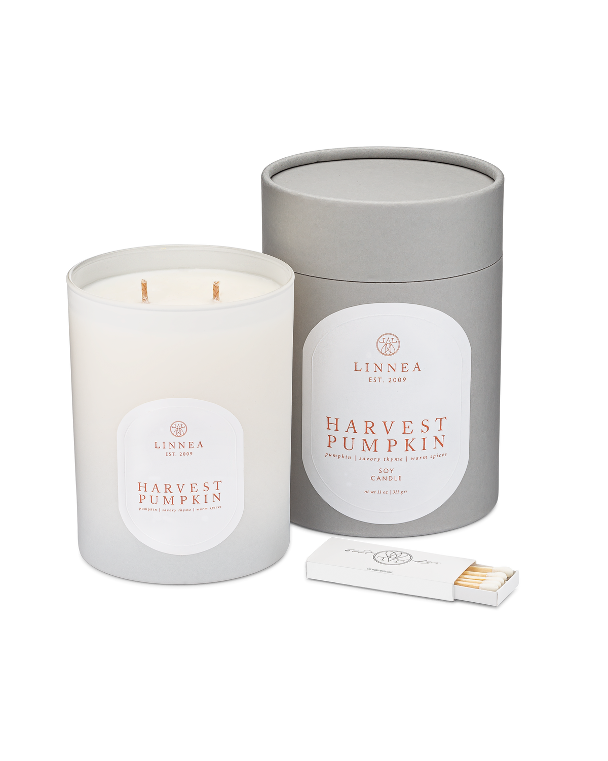 Linnea 2-Wick Candles
