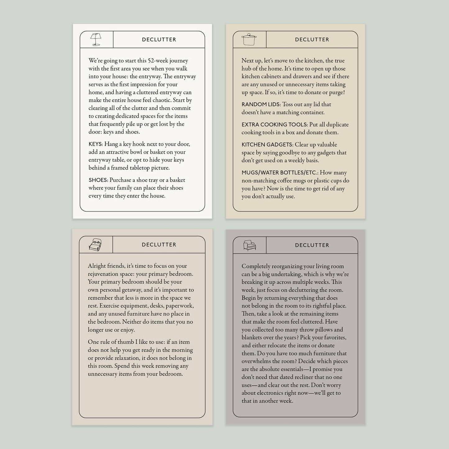 Beautifully Organized In 52 Weeks Card Deck