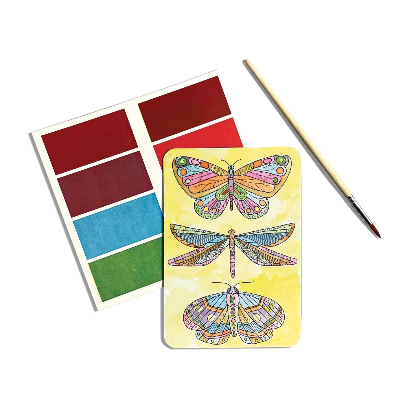 Scenic Hues: D.I.Y. Watercolor Art Kit - Forest Adventure (17 Piece Set)