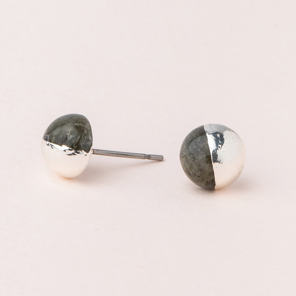 Dipped Stone Stud Scout Earrings