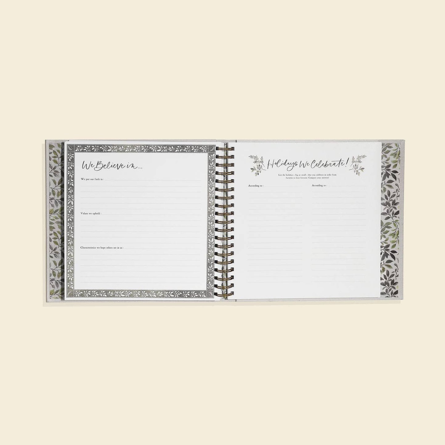As We Grow: Memory Book for Couples