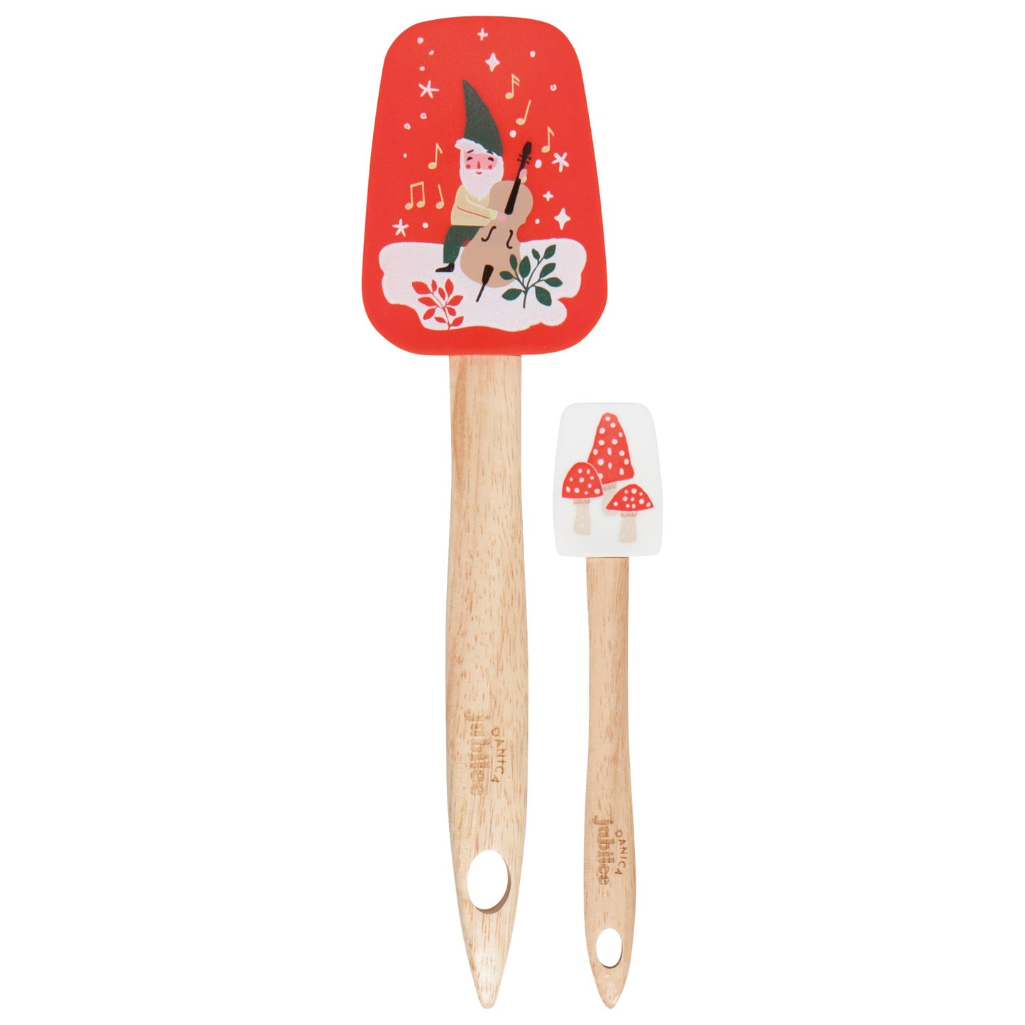 Gnome For The Holidays Christmas Spoonulas Set of 2