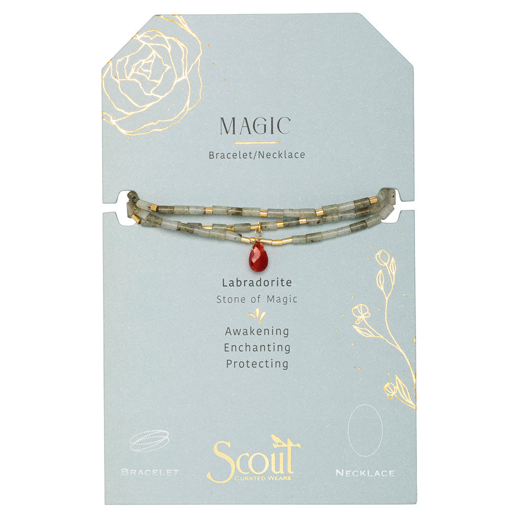 Scout Teardrop Stone Wrap
