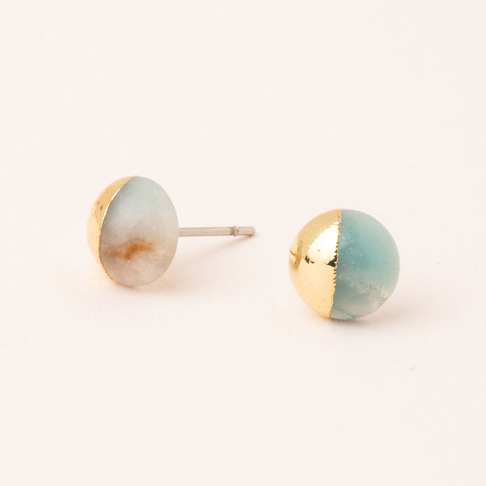 Dipped Stone Stud Scout Earrings