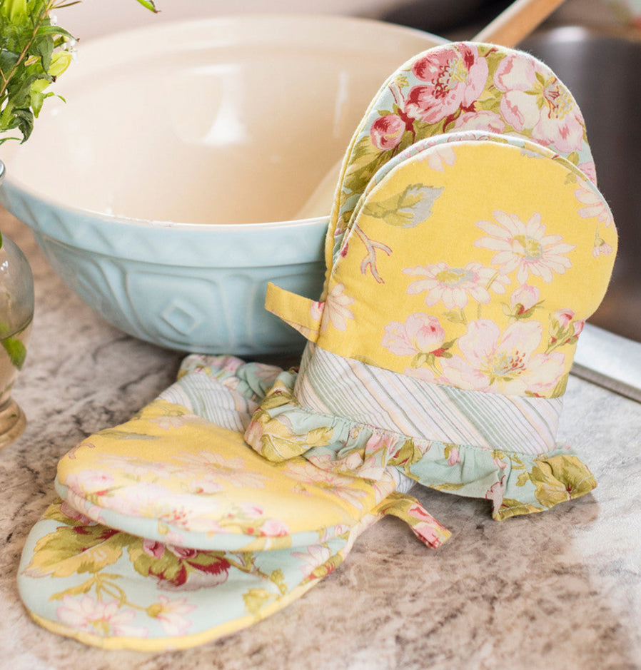 Patchwork Mini Mitt, Set Of 2