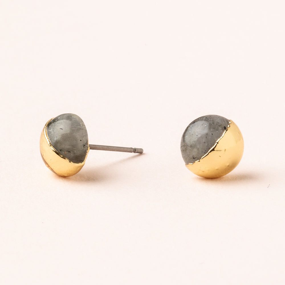 Dipped Stone Stud Scout Earrings
