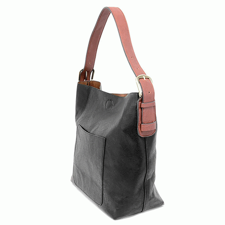 Joy Susan Hobo Cedar Handle Handbag