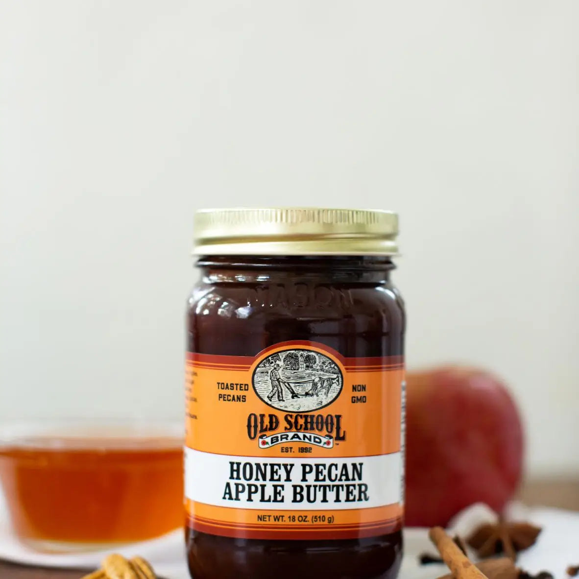 Old School Honey Pecan Apple Butter