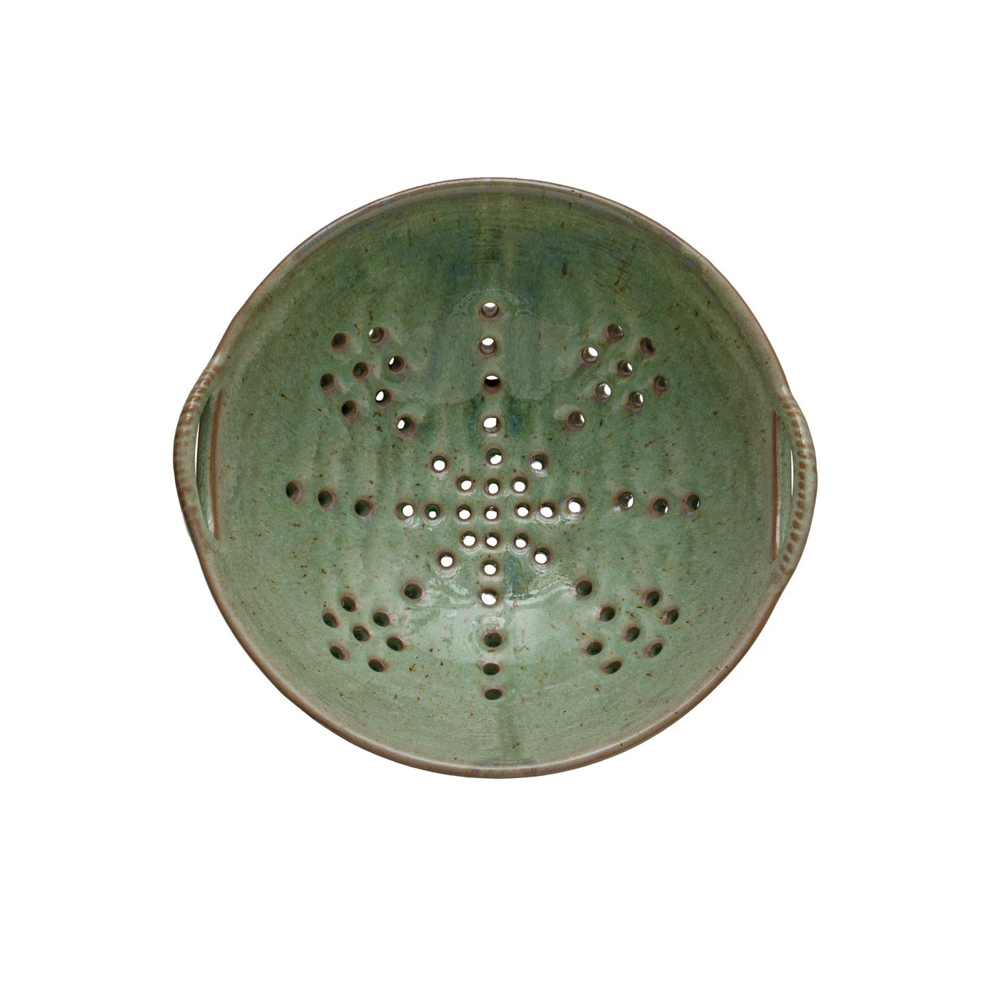 Stoneware Berry Bowl With Handles
