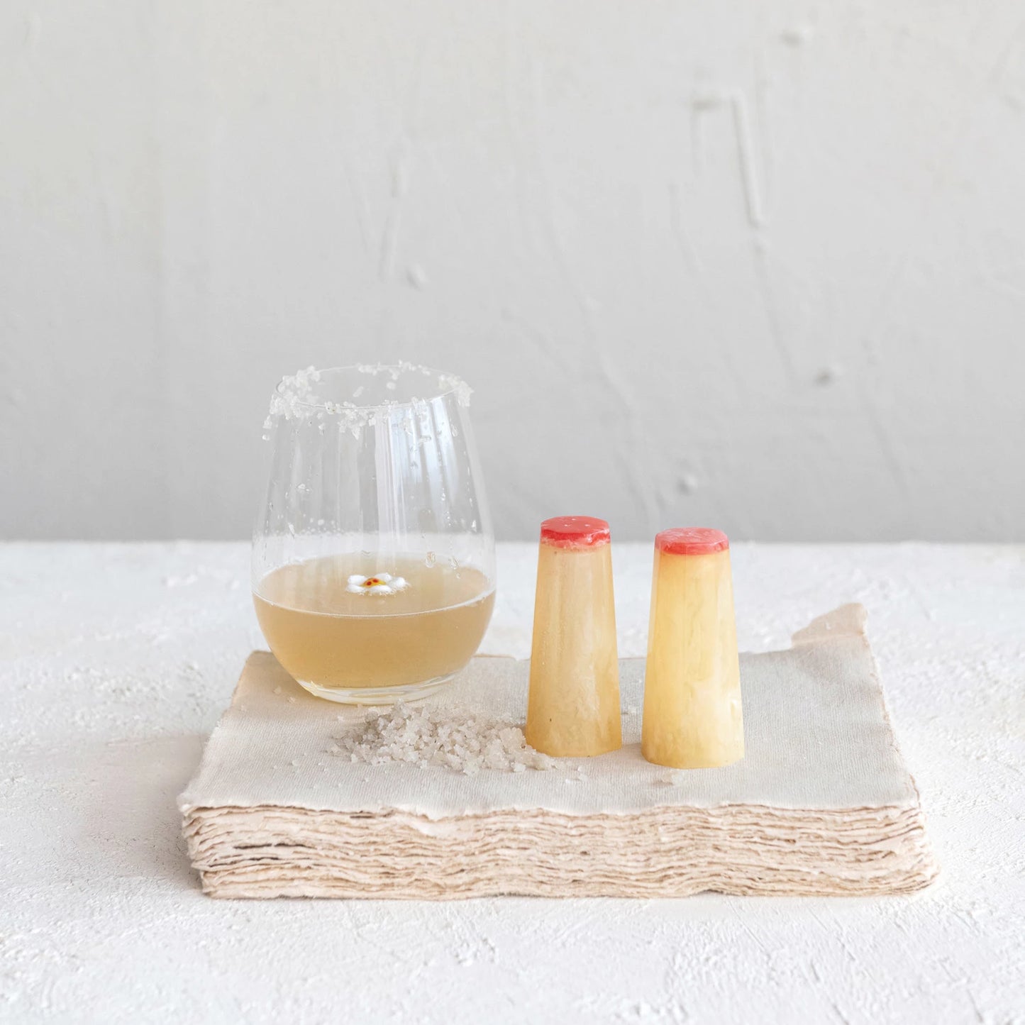 Two-Tone Resin Salt & Pepper Shakers, Set of 2