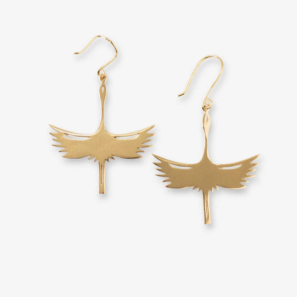 Edina Crane Dangle Earrings