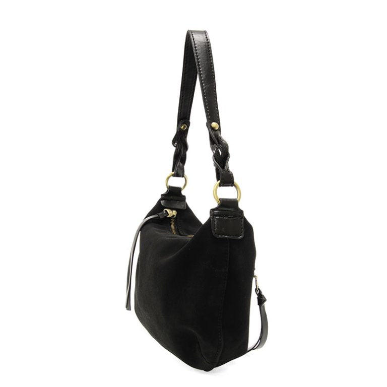 Joy Susan Effie Faux Suede Hobo