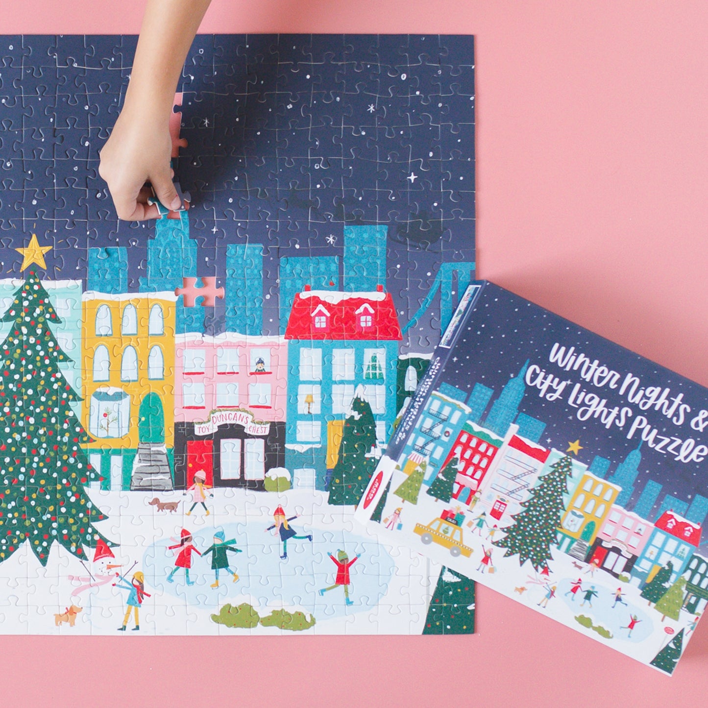 Winter Nights & City Lights- 500 Piece Jigsaw Puzzle