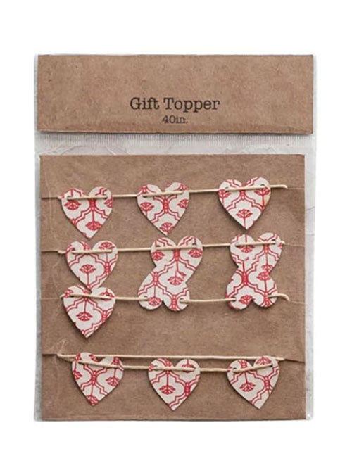 Handmade Recycled Paper Mini Garland