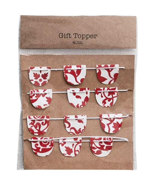 Handmade Recycled Paper Mini Garland