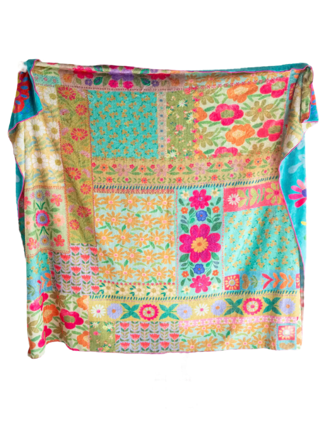Reversible Cozy Teal Blanket
