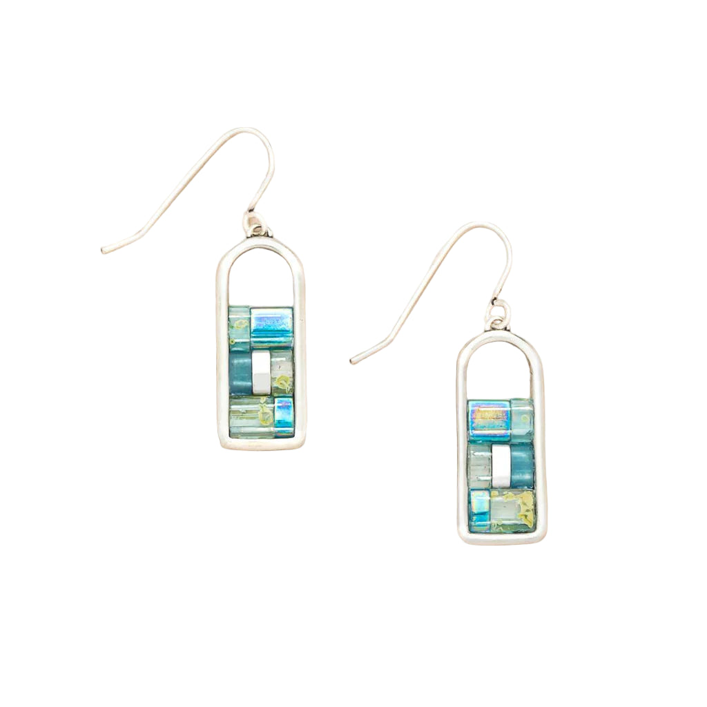 Good Karma Miyuki Frame Earrings