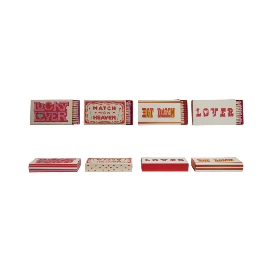 Safety Matches in Matchbox with Saying