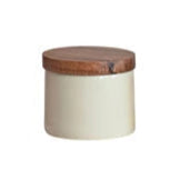 Stainless Steel Mini Pinch Pot with Acacia Wood Lid