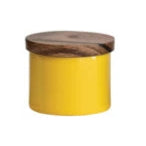 Stainless Steel Mini Pinch Pot with Acacia Wood Lid