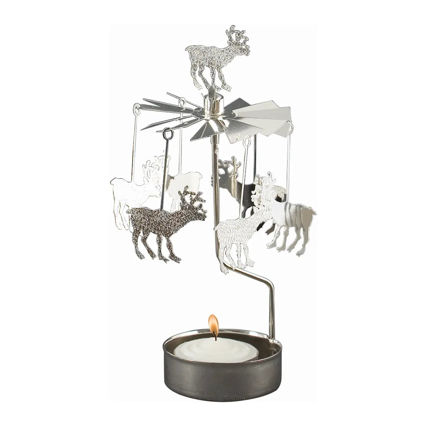 Angel Chimes Rotary Candle Holder
