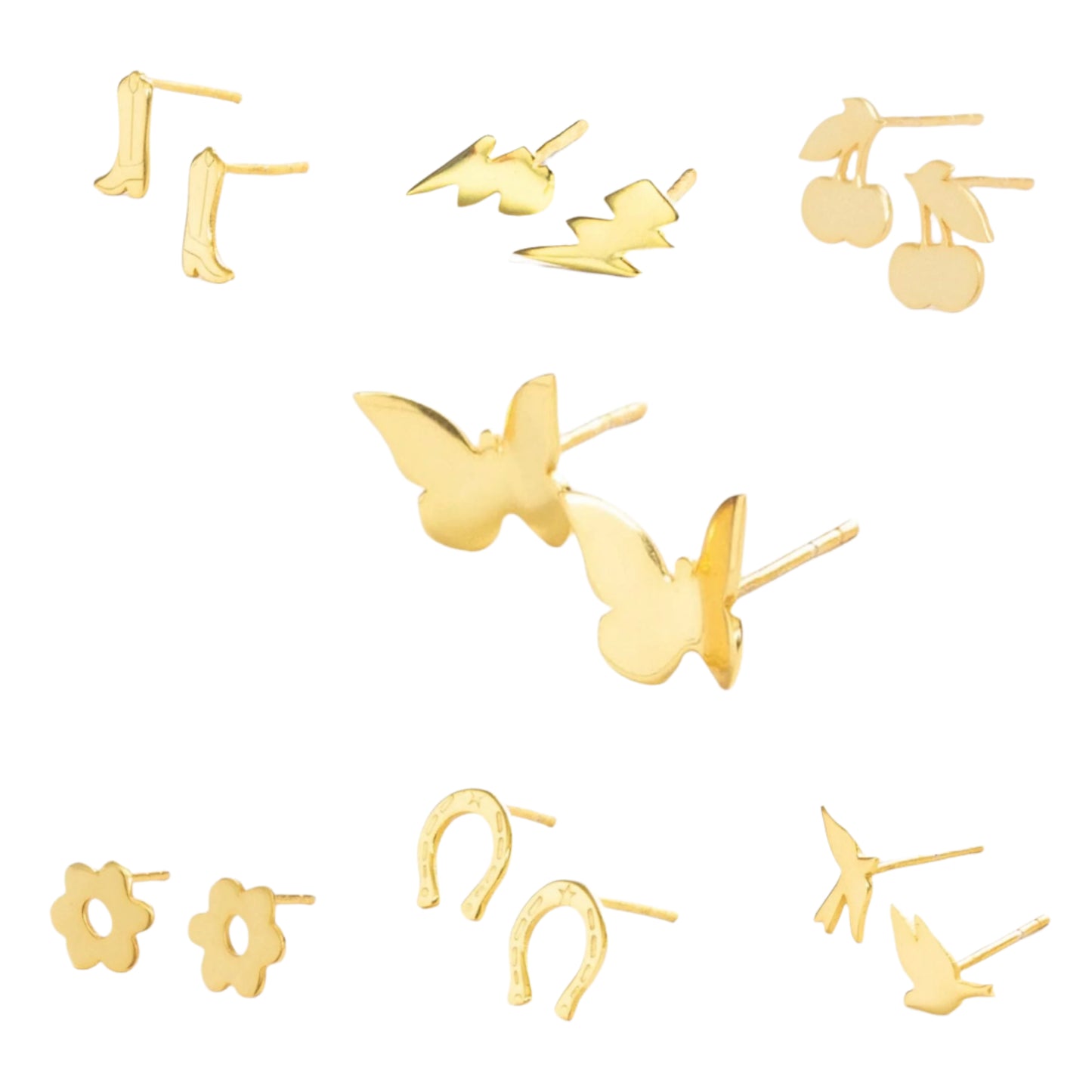 Alice Brass Post Earrings