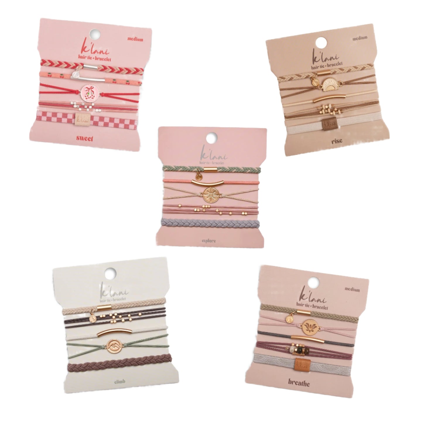 Wear K'Lani Hair Tie Bracelets