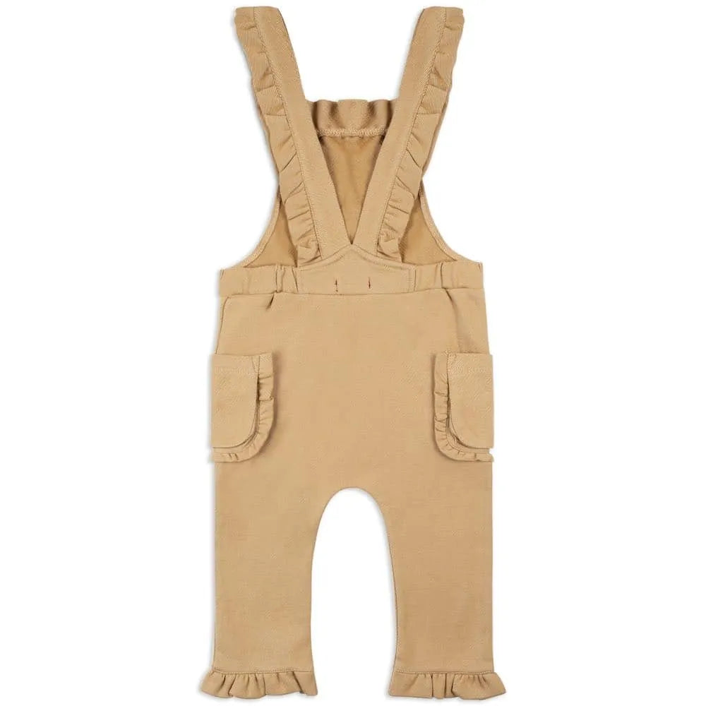 Organic Ruffle Overall (Multiple Colors)