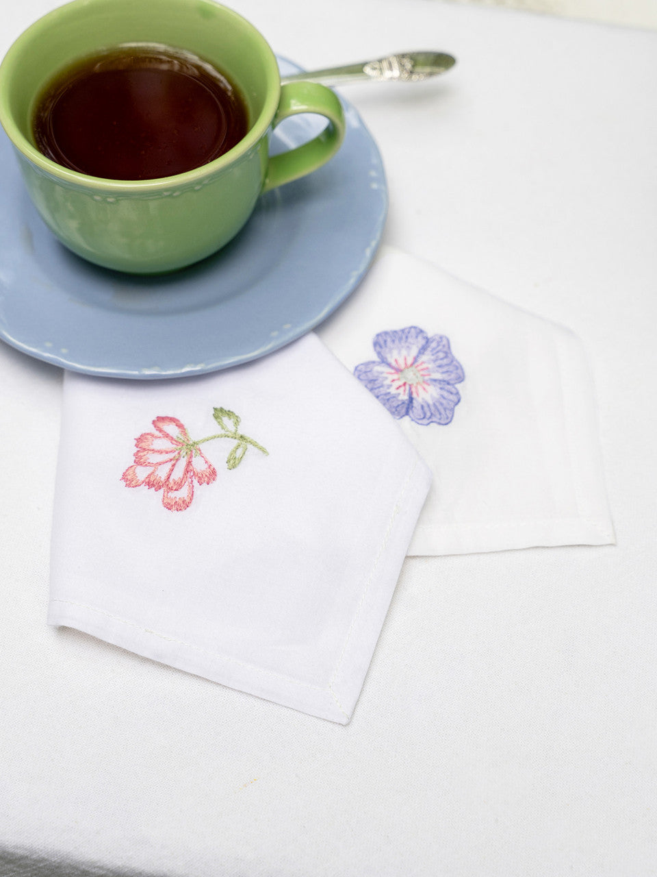 Embroidered Tea Napkin