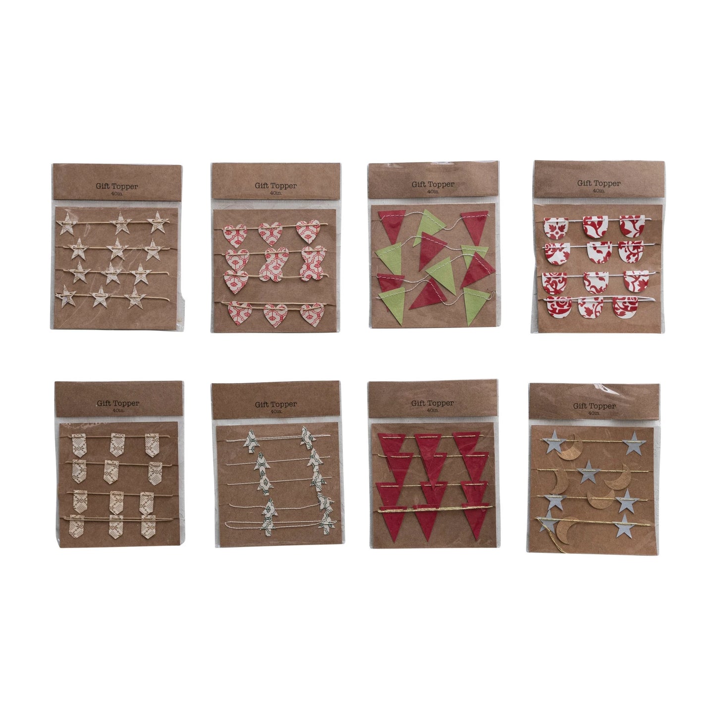Handmade Recycled Paper Mini Garland