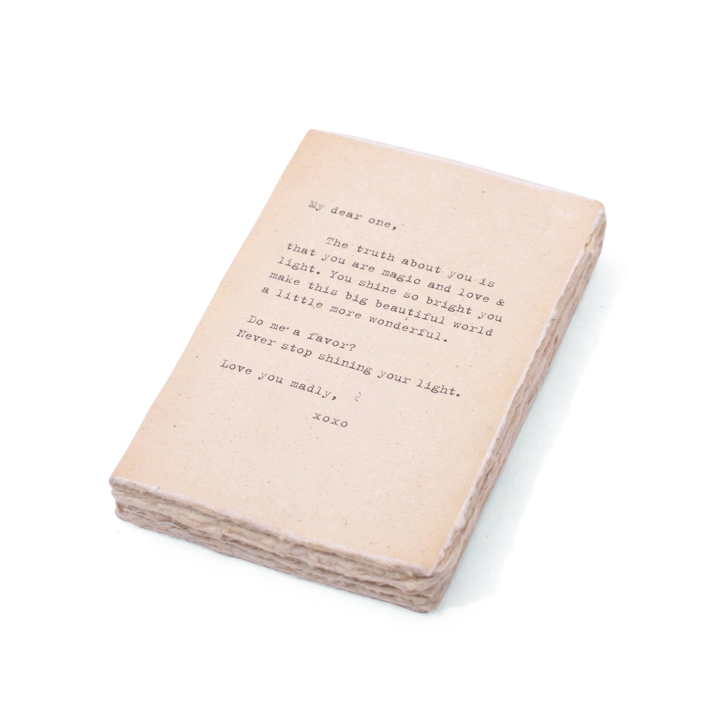 Medium Deckled Edge Notebook