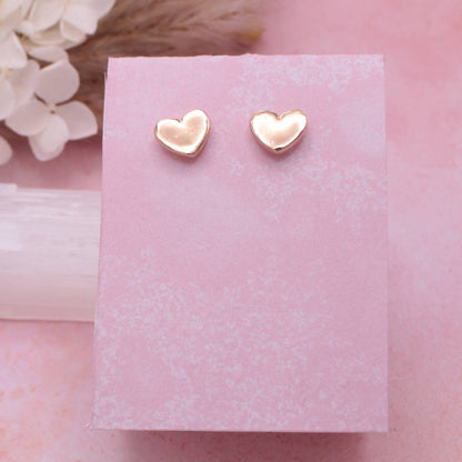 Literary Quotes Heart Post Earrings