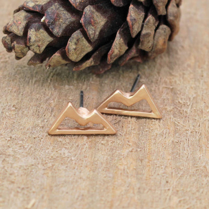 Literary Quotes Mountains Post Earrings