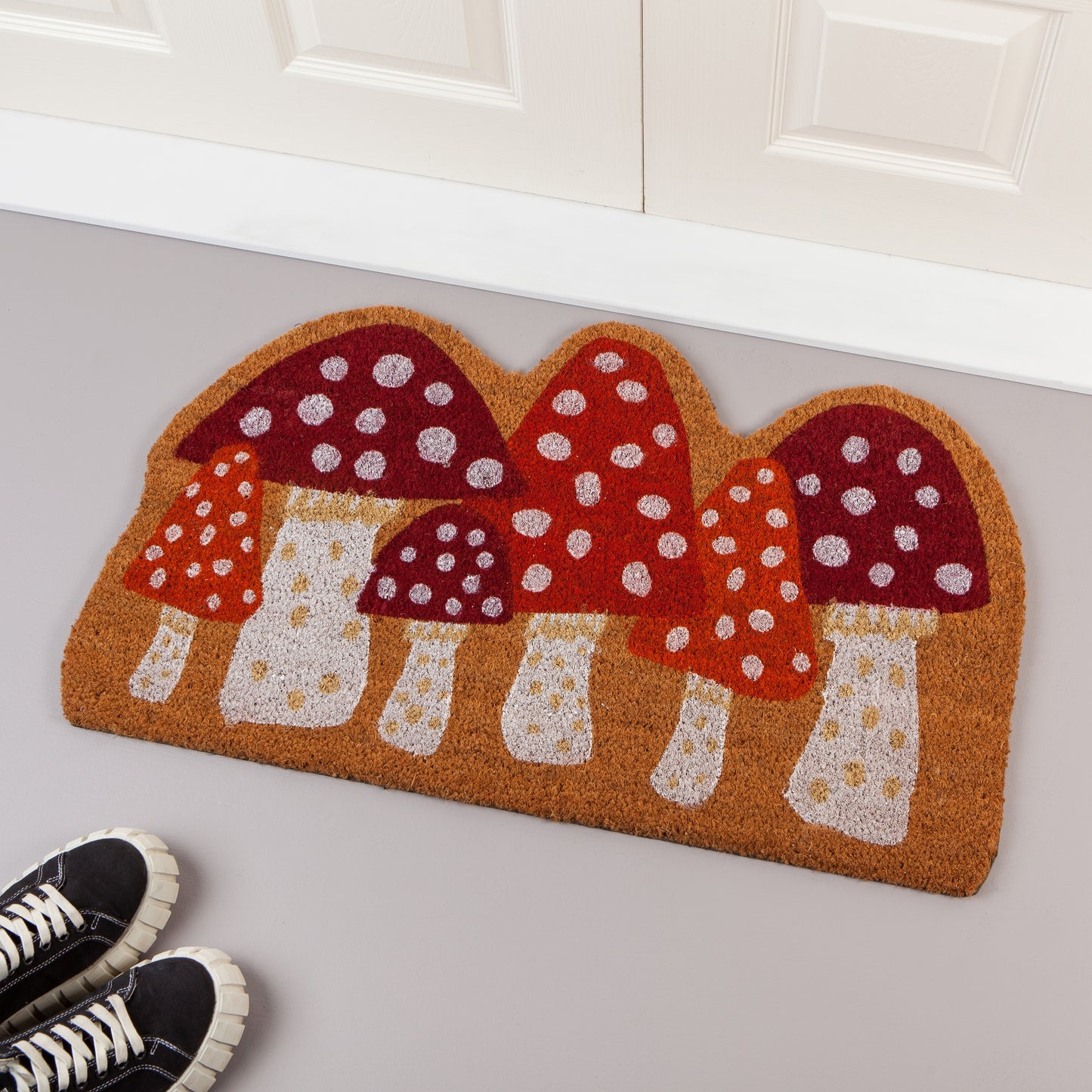  The Various Mushroom Art Entrance Doormat, Waterproof