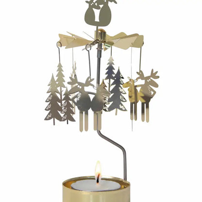 Angel Chimes Rotary Candle Holder