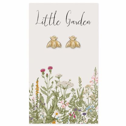 Little Garden Gold Bee Post Earrings