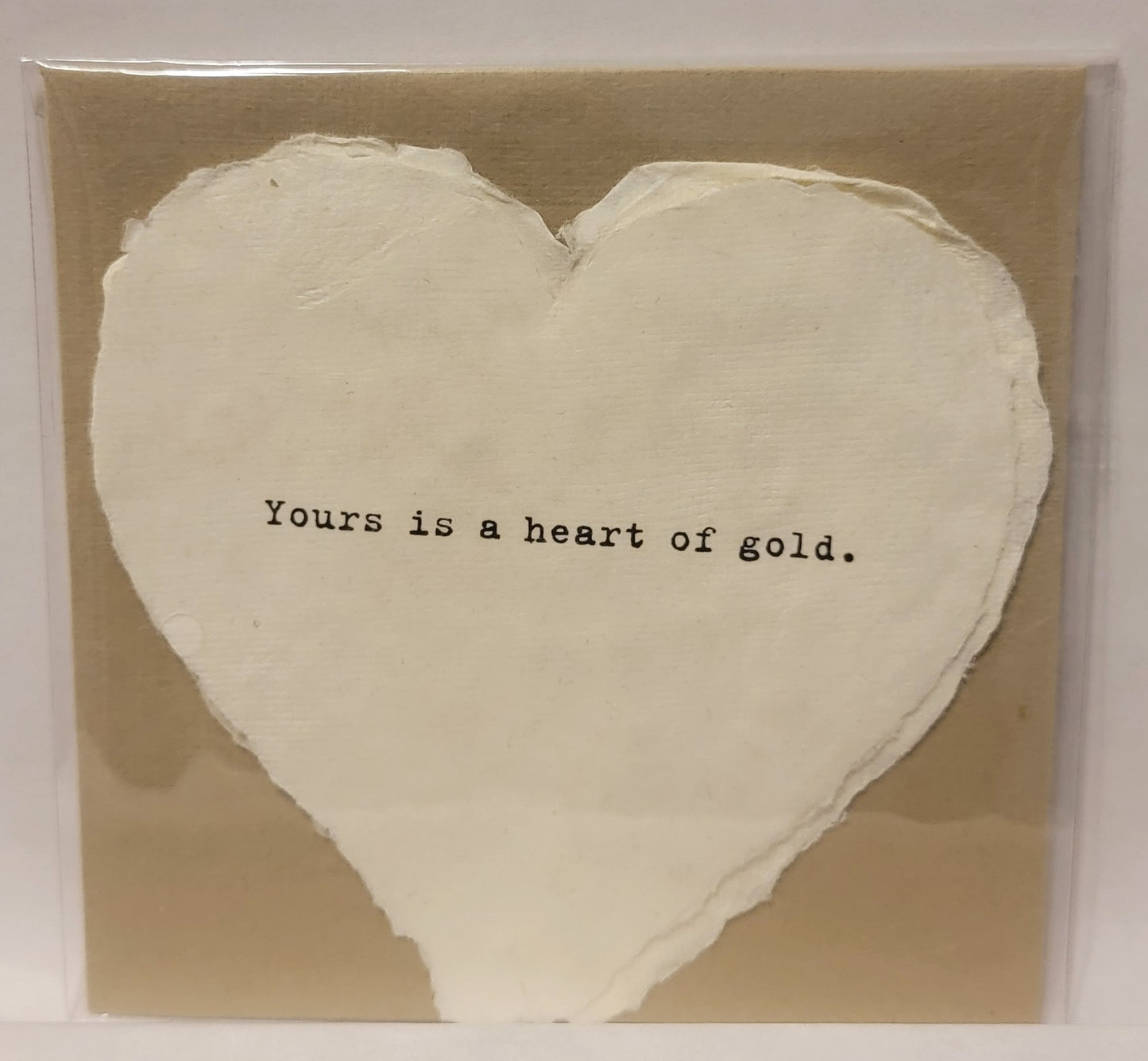 Deckled Heart Shaped Cards