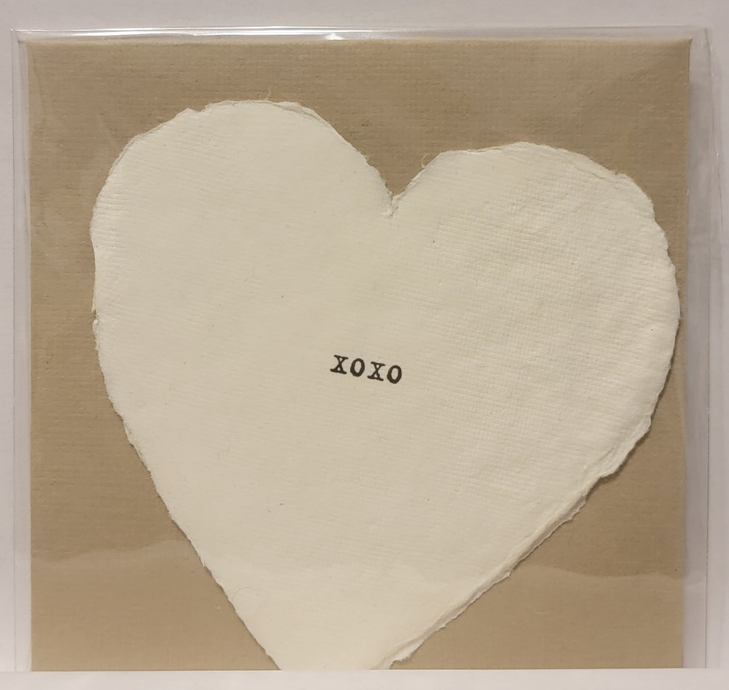 Deckled Heart Shaped Cards