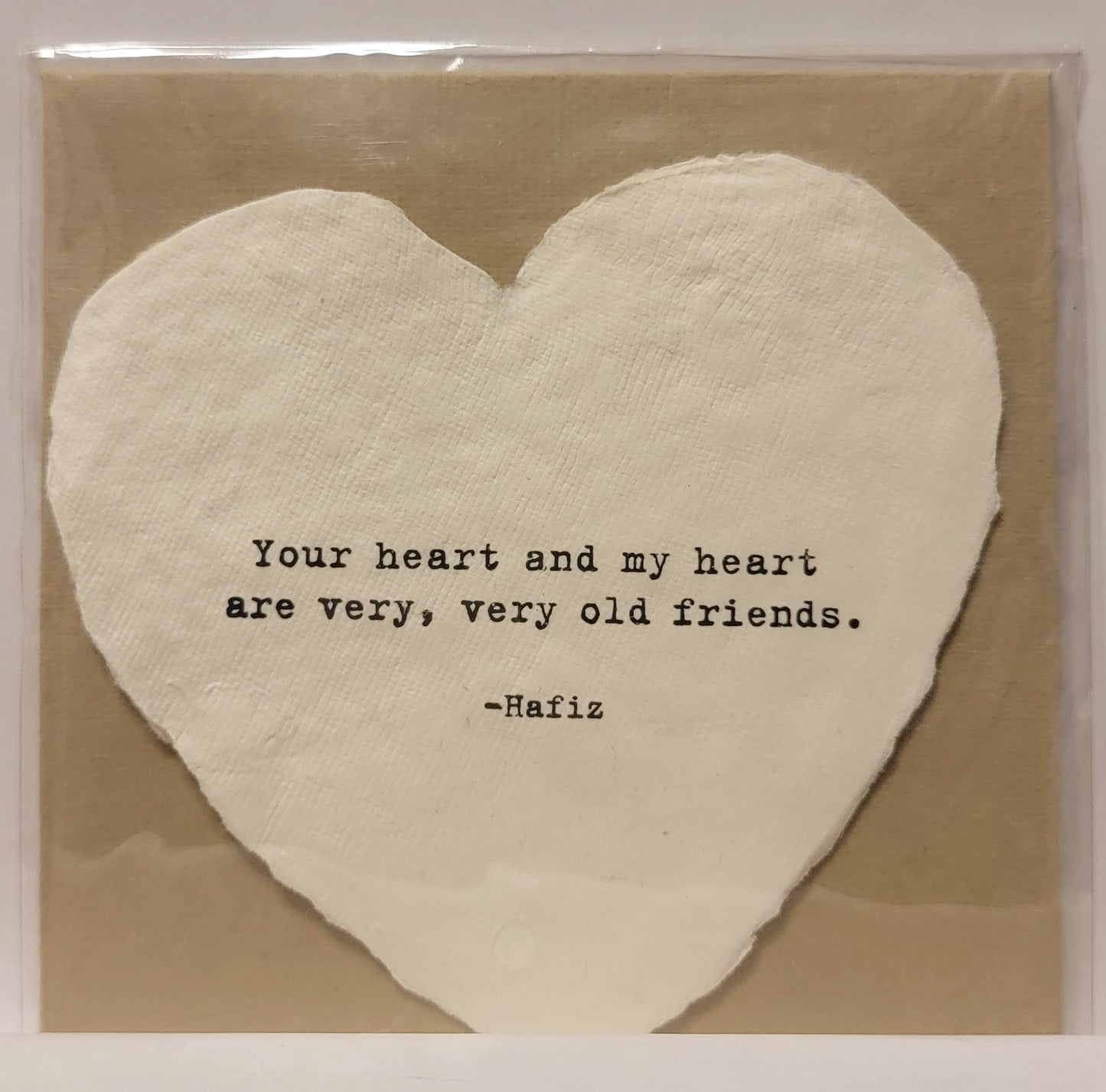 Deckled Heart Shaped Cards