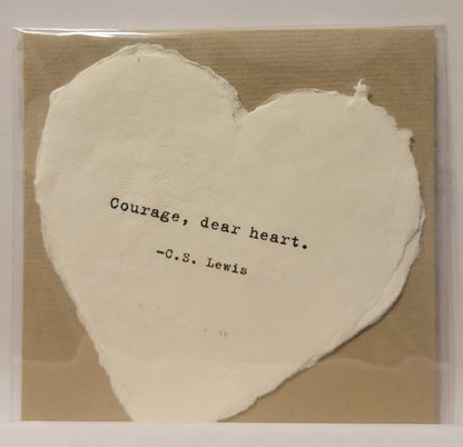 Deckled Heart Shaped Cards