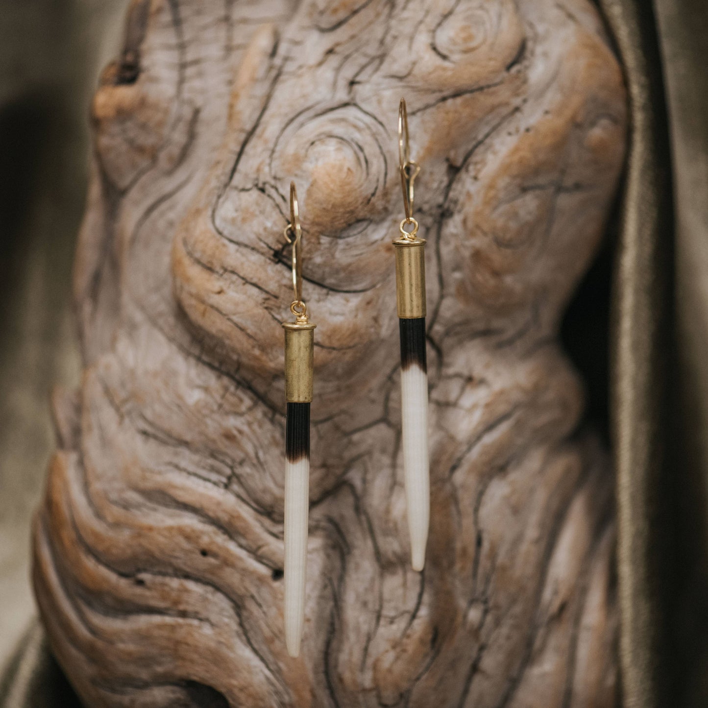 Yellowstone Beth Dutton Earrings, Predominantly Black / Long (2.5" - 3.5")