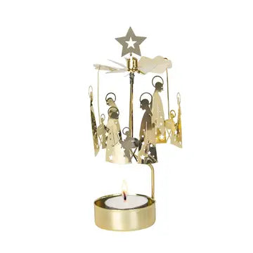 Angel Chimes Rotary Candle Holder
