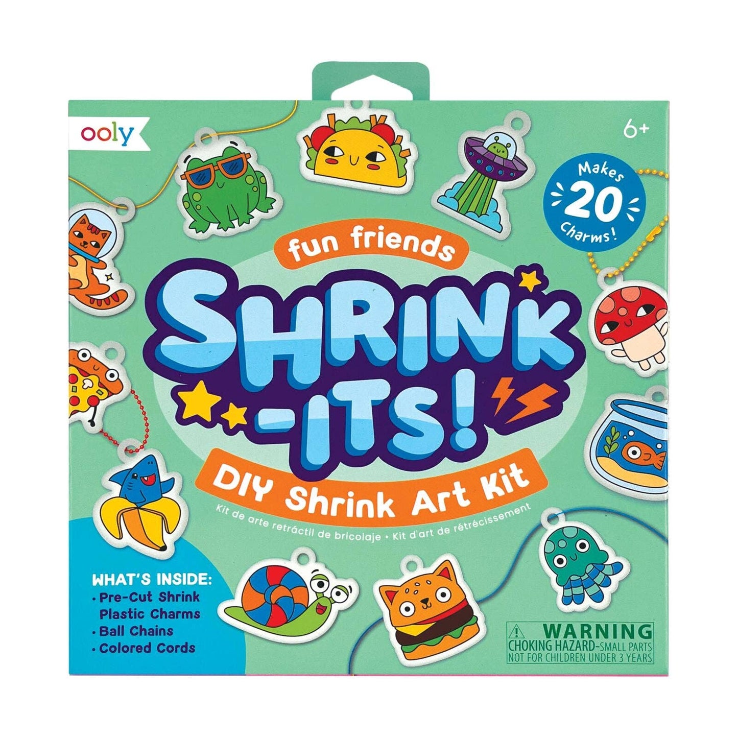Shrink-Its!: D.I.Y. Shrink Art Kit - Fun Friends (28 PC Set)