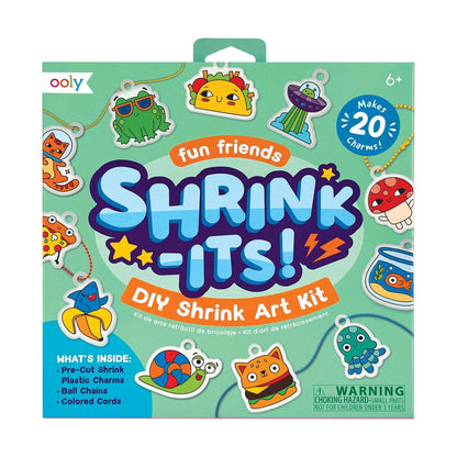 Shrink-Its!: D.I.Y. Shrink Art Kit - Fun Friends (28 PC Set)