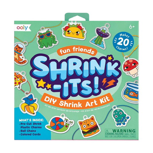 Shrink-Its!: D.I.Y. Shrink Art Kit - Fun Friends (28 PC Set)
