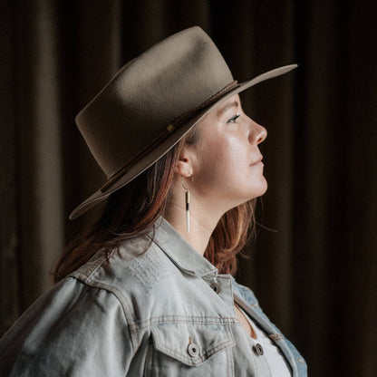 Yellowstone Beth Dutton Earrings, All Black / Long (2.5" - 3.5")