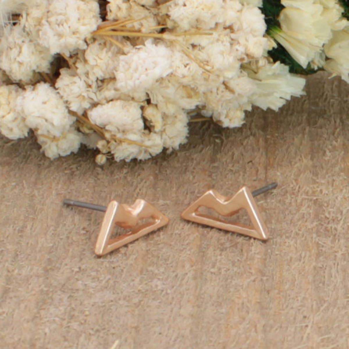 Literary Quotes Mountains Post Earrings