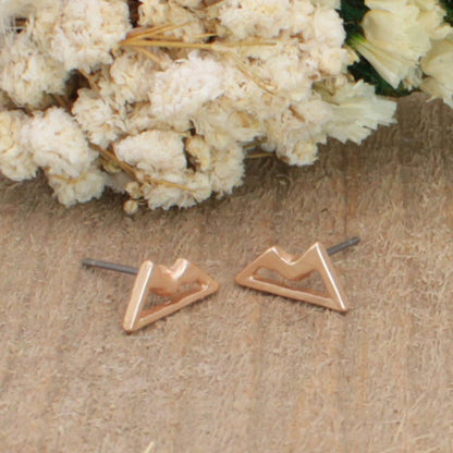 Literary Quotes Mountains Post Earrings