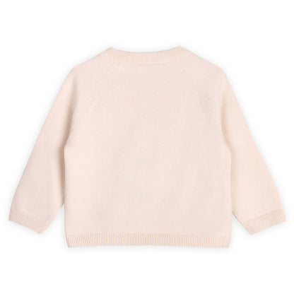 Horse Jacquard Sweater Knit Baby Pullover (Organic Cotton)